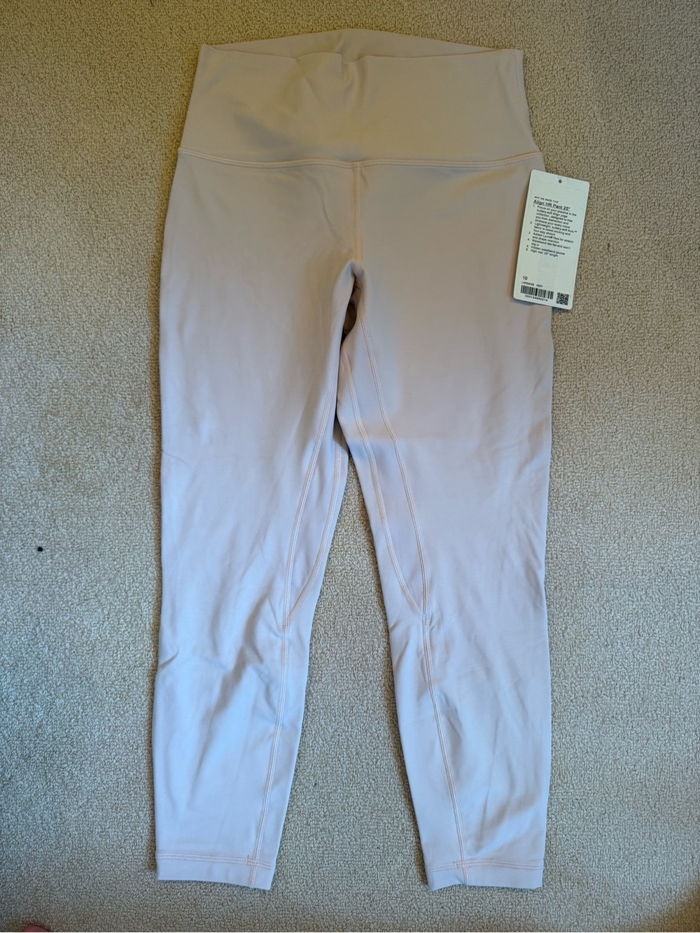 lululemon athletica Light Pink High-Rise Leggings
